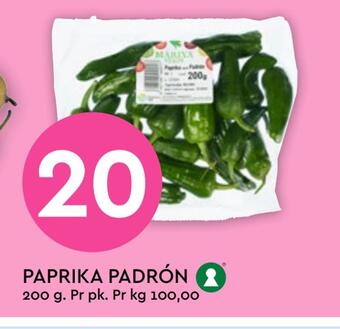 Coop Mega Paprika padrón tilbud