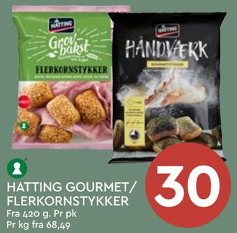 Coop Mega Hatting gourmet/ flerkornstykker tilbud