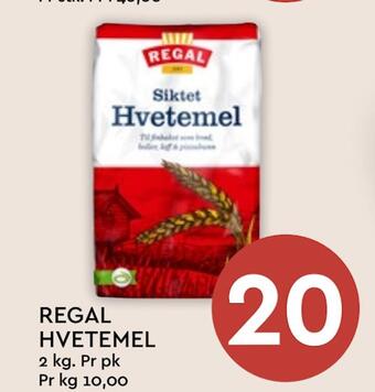 Coop Mega Regal hvetemel tilbud