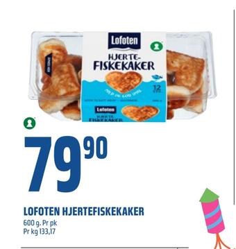 Coop Obs Lofoten hjertefiskekaker tilbud