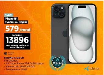 POWER Iphone 15 128 gb tilbud