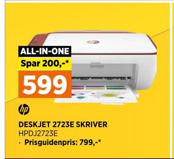 POWER Deskjet 2723e skriver tilbud