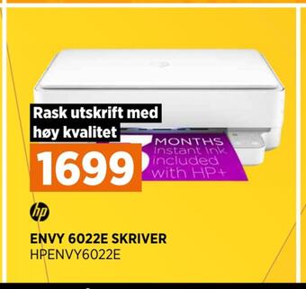POWER Envy 6022e skriver tilbud