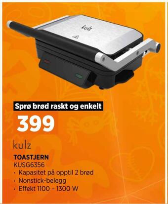 POWER Toastjern tilbud