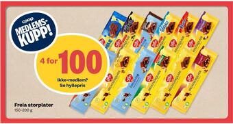 Matkroken Freia storplater tilbud