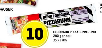 Bunnpris Eldorado pizzabunn rund tilbud