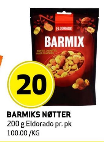 Bunnpris Barmiks nøtter tilbud