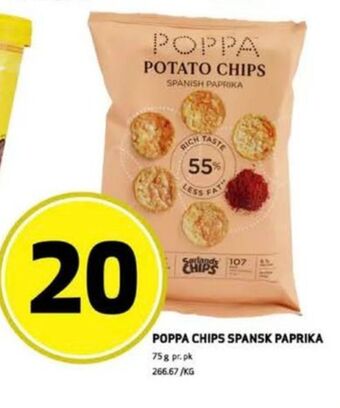 Bunnpris Poppa chips tilbud