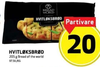 Bunnpris Bread of the world brød tilbud