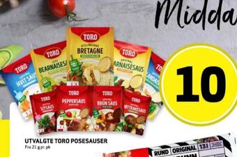 Bunnpris Toro saus tilbud