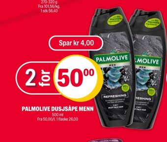 Coop Extra Palmolive men dusjsåpe tilbud