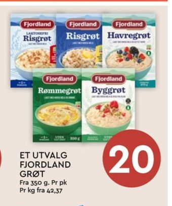 Coop Mega Fjordland risengrøt tilbud