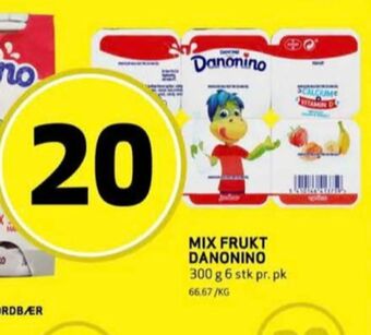 Bunnpris Danonino yoghurt tilbud