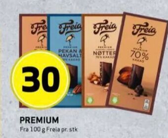 Bunnpris Premium sjokoladeplate tilbud