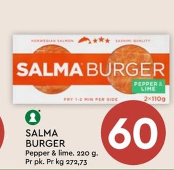 Coop Mega Salma lakseburger tilbud