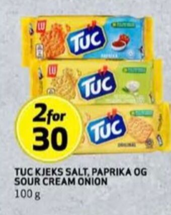 Bunnpris Lu tuc kjeks tilbud