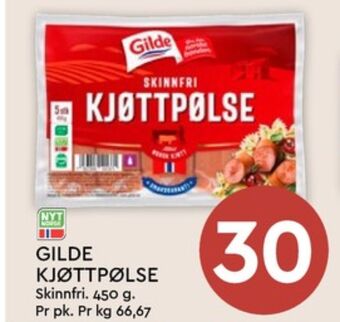 Coop Mega Gilde kjøttpølser tilbud