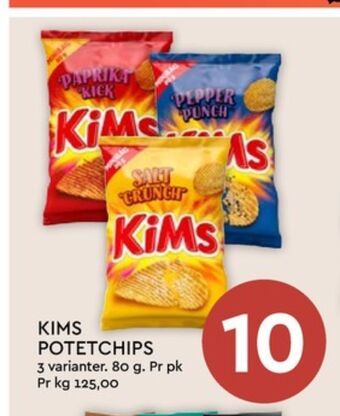 Coop Mega Kims chips tilbud