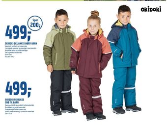 Coop Obs Okidoki jakke tilbud