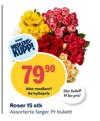 Coop Obs Ukjent bukett tilbud
