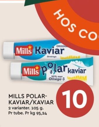 Coop Mega Mills kaviar tilbud