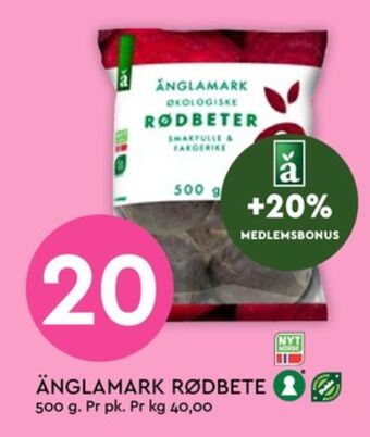 Coop Mega Änglamark rødbeter tilbud