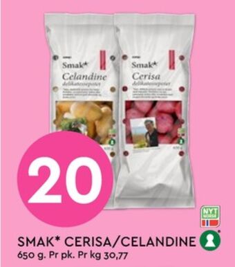 Coop Mega Smak poteter tilbud