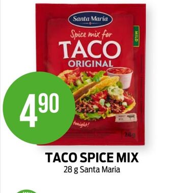 Kiwi Santa maria kryddermix tilbud