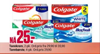 Europris Colgate tannkrem tilbud