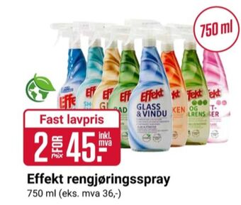Europris Effekt rengjøringsmiddel tilbud