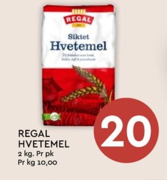 Coop Mega Regal hvetemel siktet tilbud