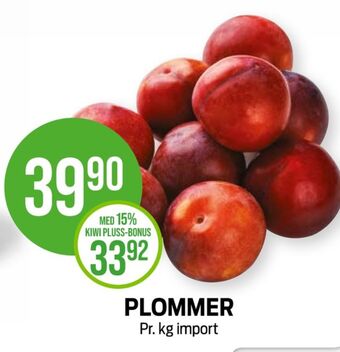 Kiwi Ukjent plommer tilbud