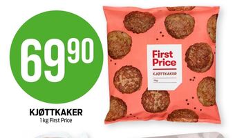 Kiwi First price kjøttkaker tilbud