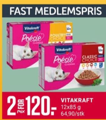 Europris Vitakraft kattemat tilbud