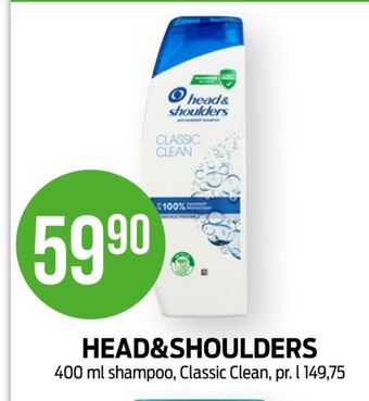 Kiwi Head&shoulders shampoo tilbud