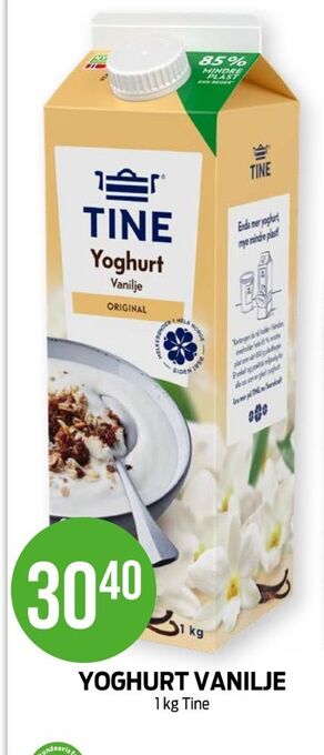 Kiwi Tine yoghurt tilbud