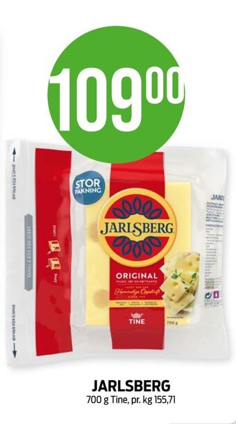 Kiwi Jarlsberg skæreost tilbud