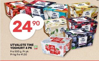 Matkroken Tine yoghurt tilbud