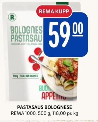 Rema 1000 Rema 1000 saus tilbud