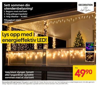 Rusta Outdoor light system lysslynge tilbud