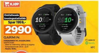 POWER Garmin sportsklokke tilbud