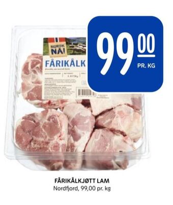 Rema 1000 Nordfjord nakkekoteletter tilbud