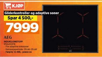 POWER Aeg induksjonsplate tilbud
