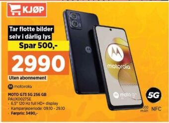 POWER Moto g73 mobiltelefon tilbud