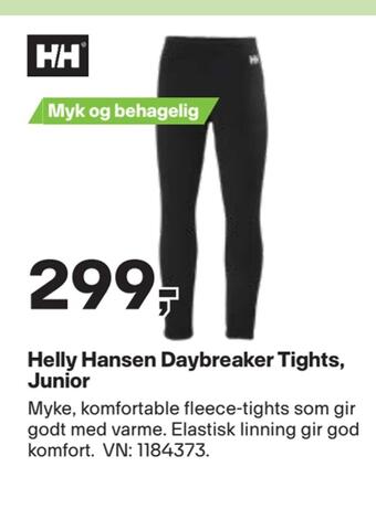 XXL Sport Helly hansen daybreaker tights, junior tilbud