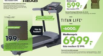 XXL Sport Titan life s-line 500 tredemølle tilbud