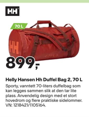 XXL Sport Helly hansen hh duffel bag 2,70 l tilbud