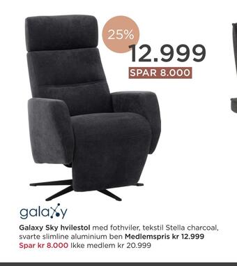 Møbelringen Galaxy sky hvilestol tilbud