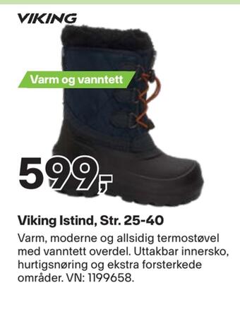 XXL Sport Viking istind, str. 25-40 tilbud