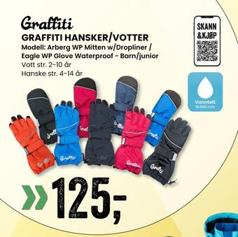 Sport Outlet Graffiti hansker/votter tilbud